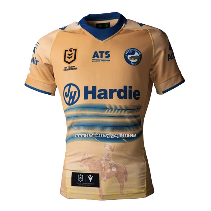 Camiseta Parramatta Eels Rugby 2026 ANZAC
